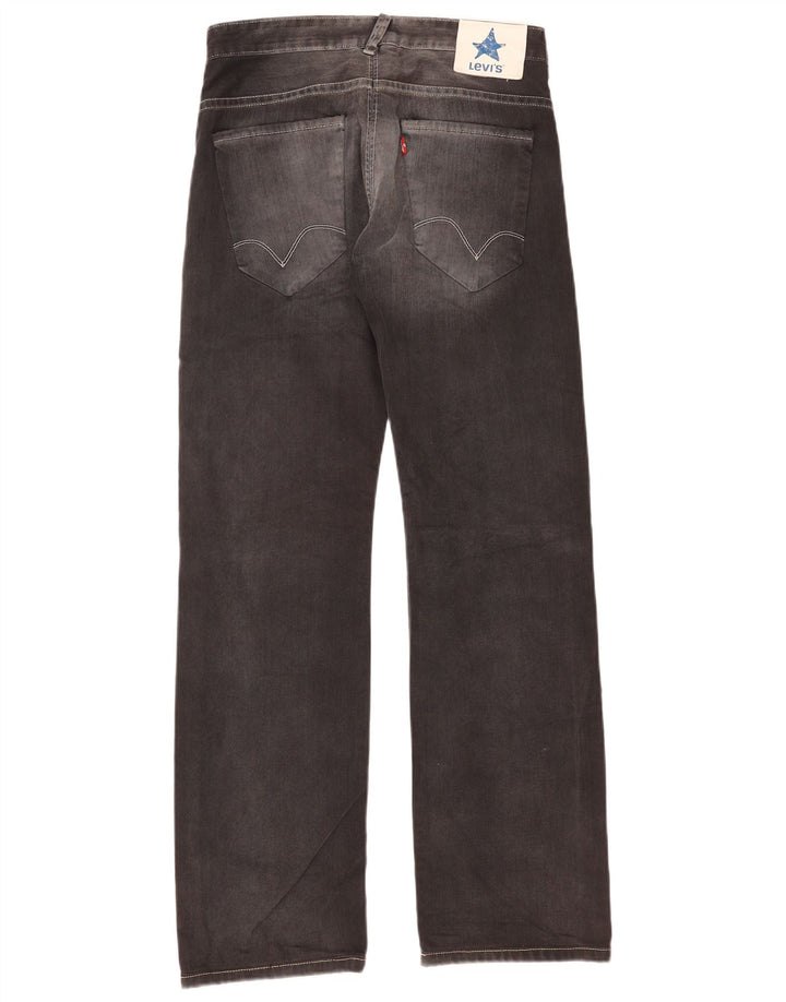 Jeans dritti da uomo Levi's W30 L34 cotone grigio
