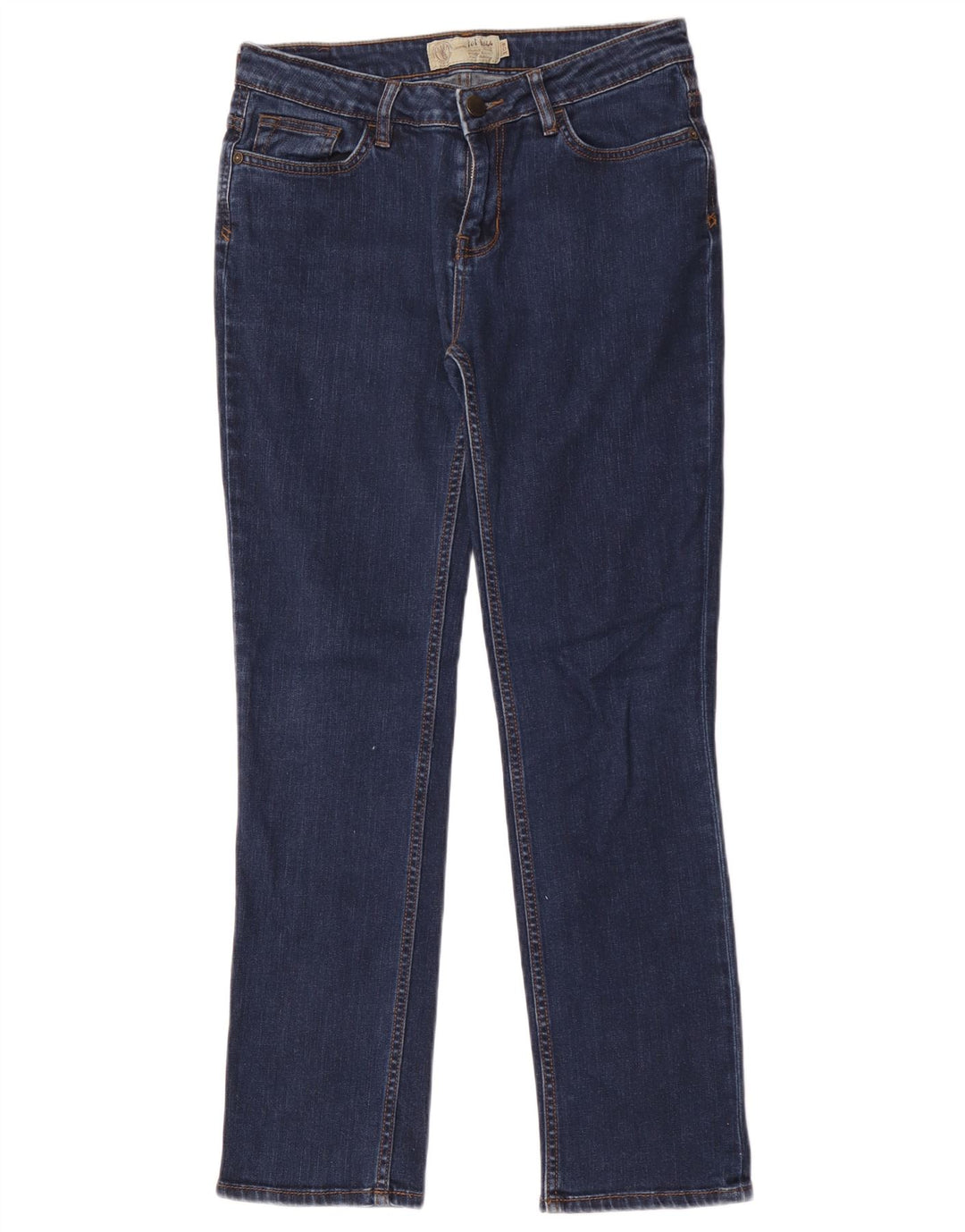 Jeans slim da donna Fat Face UK 10 piccoli W28 L29 Blu navy