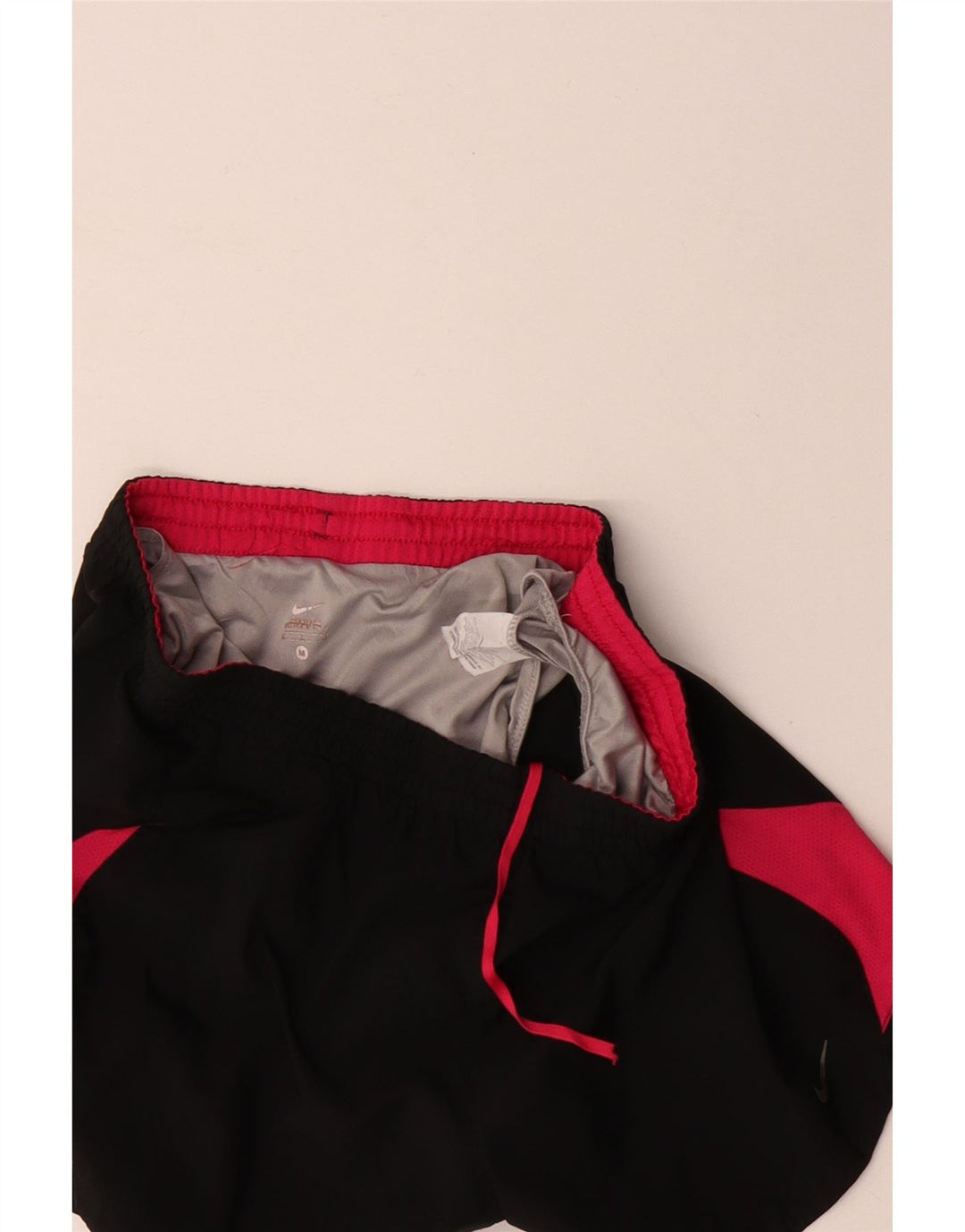 Pantaloncini sportivi da donna NIKE UK 14 poliestere color block medio nero