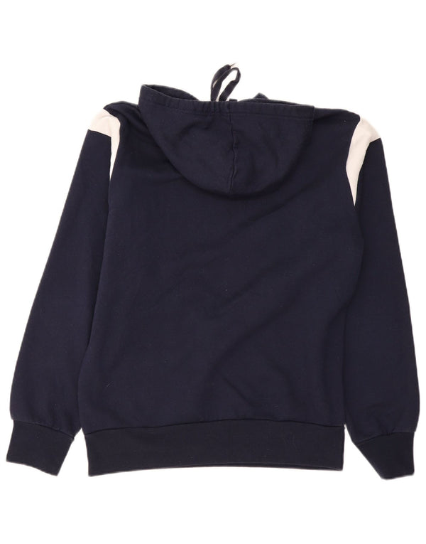 Maglione con cappuccio da uomo LOTTO grande color block blu navy