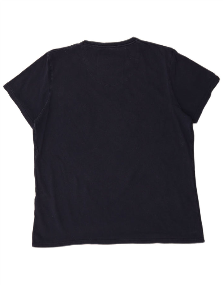 T-shirt grafica da uomo Superdry Top 2XL in cotone blu