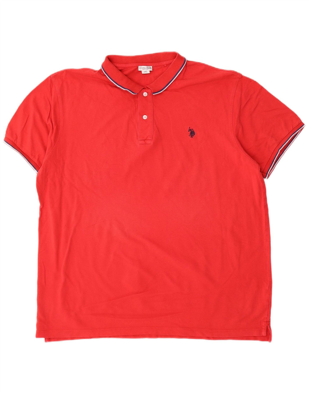 Polo Assn. Camicia da uomo 3XL in cotone rosso
