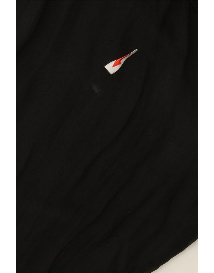 Top da donna French Connection manica 3/4 UK 14 grande viscosa nera