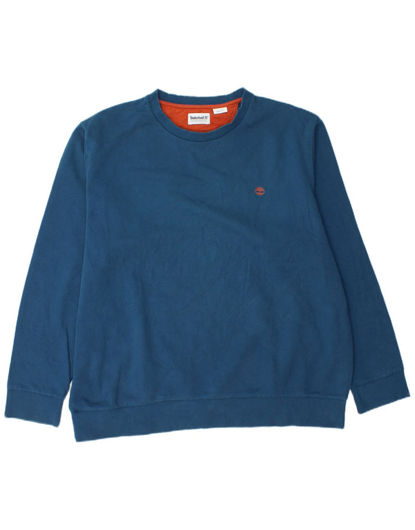 Felpa da uomo Timberland maglione 2XL cotone blu