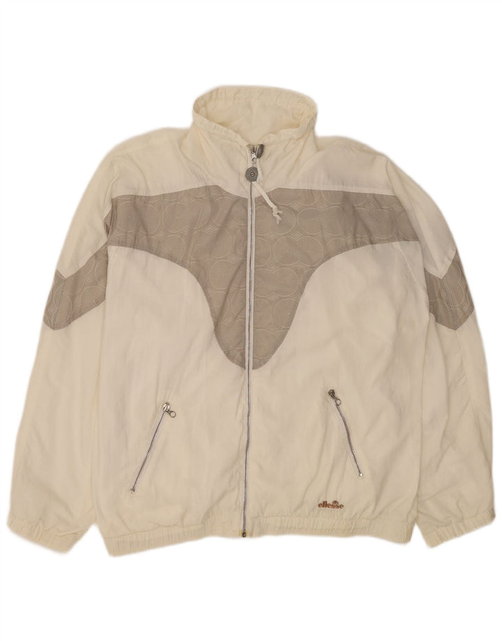 Giacca da tuta da donna Ellesse UK 18 XL White Colourblock