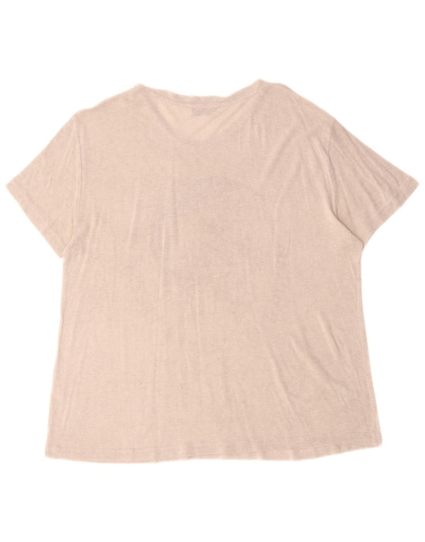 T-shirt grafica da donna Diesel Top UK 18 XL Beige classica