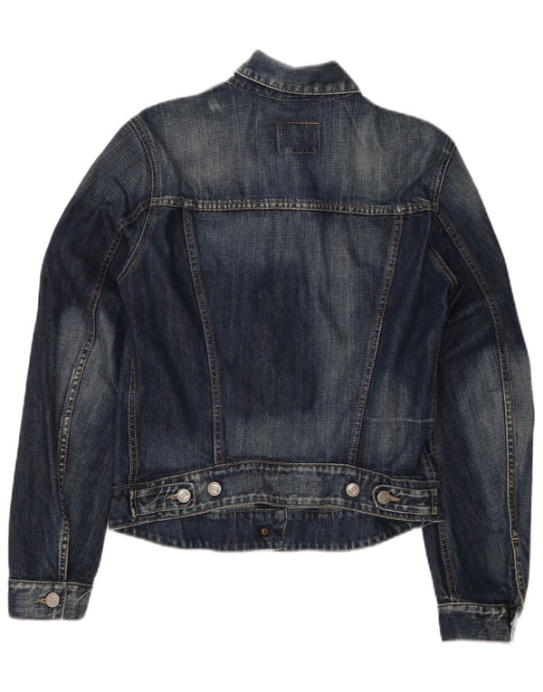 Giacca in denim da donna Gas UK 12 cotone blu navy medio