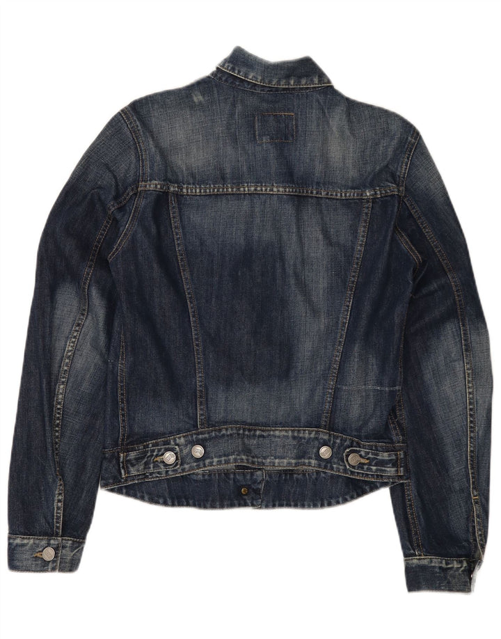 Giacca in denim da donna Gas UK 12 cotone blu navy medio