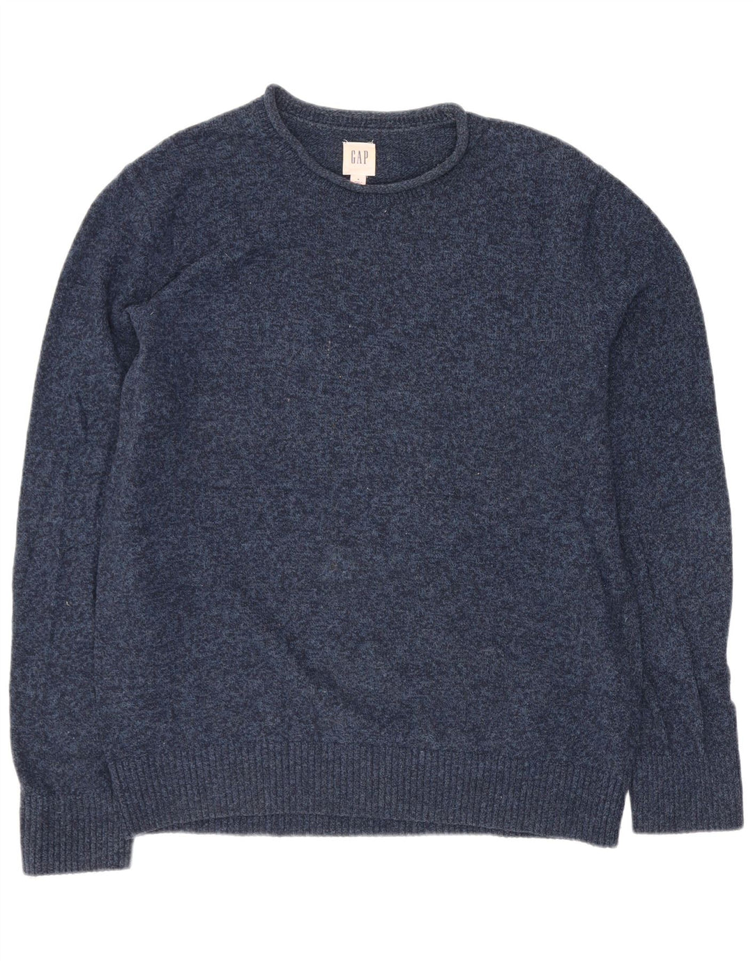 Gap Maglione da uomo con scollo a barca in cotone blu navy medio