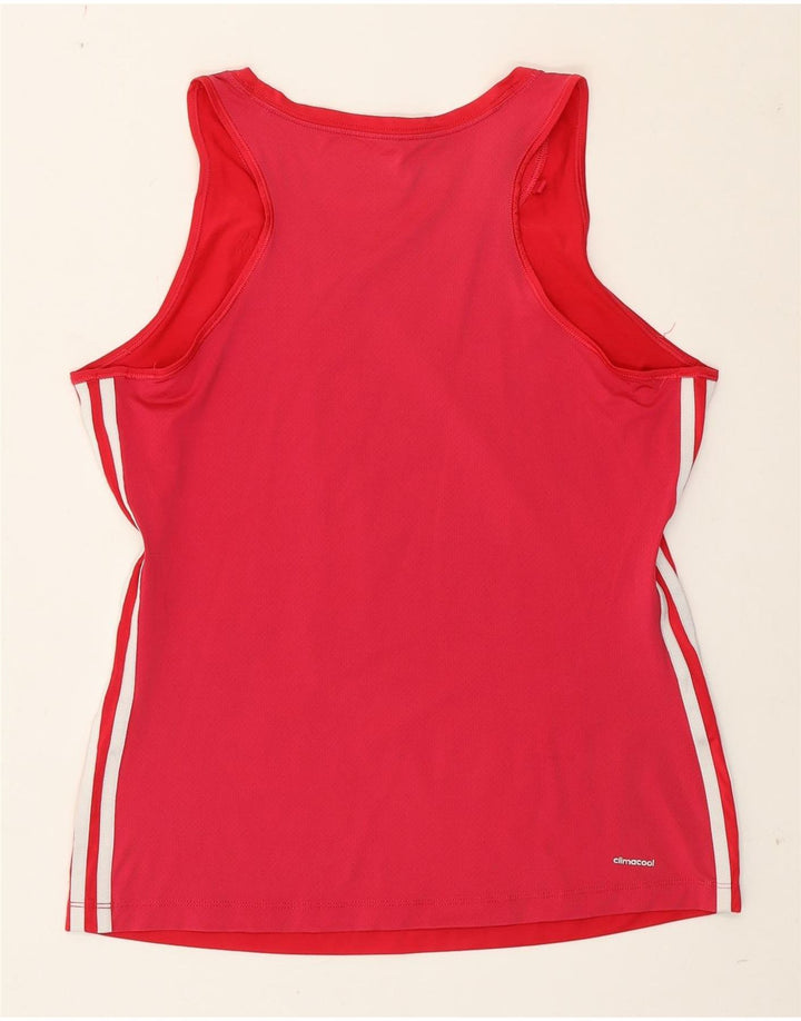 Canotta Adidas Climacool da donna UK 16/18 Large Rosa Poliestere