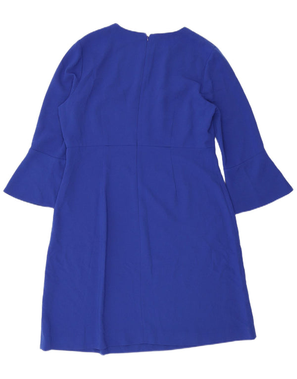 Abito a trapezio da donna con maniche a 3/4 Hobbs UK 16 grande poliestere blu