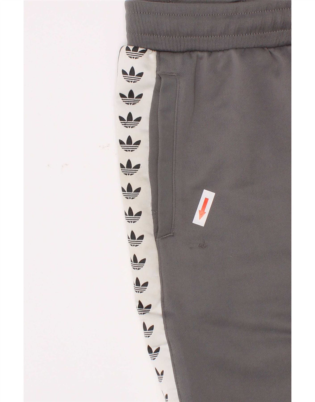 Pantaloncini sportivi Adidas da ragazzo con grafica 13-14 anni in poliestere color block grigio