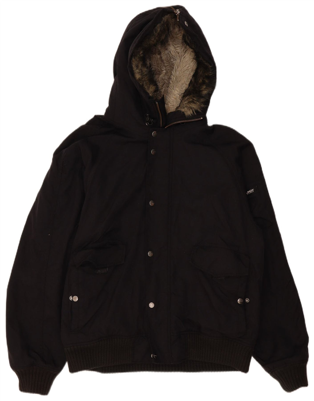 Giubbotto bomber con cappuccio da uomo Woolrich UK 42 XL Nero