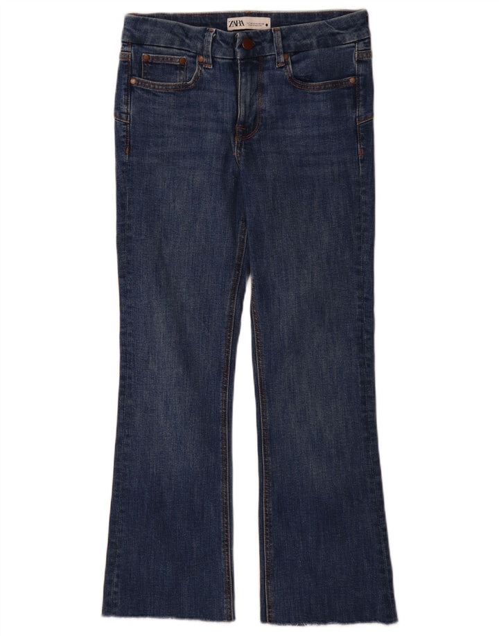 Jeans Bootcut da donna Zara EU 36 XS W26 L28 Blu