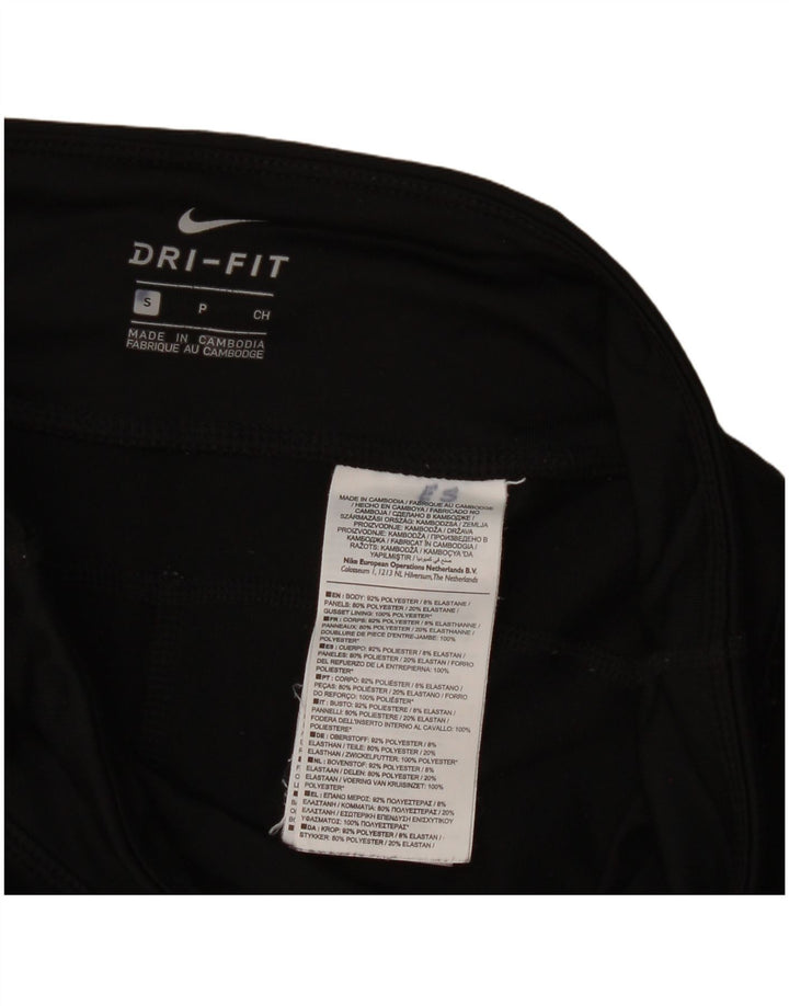 Leggings Nike Dri Fit da donna UK 8 Small Nero Poliestere