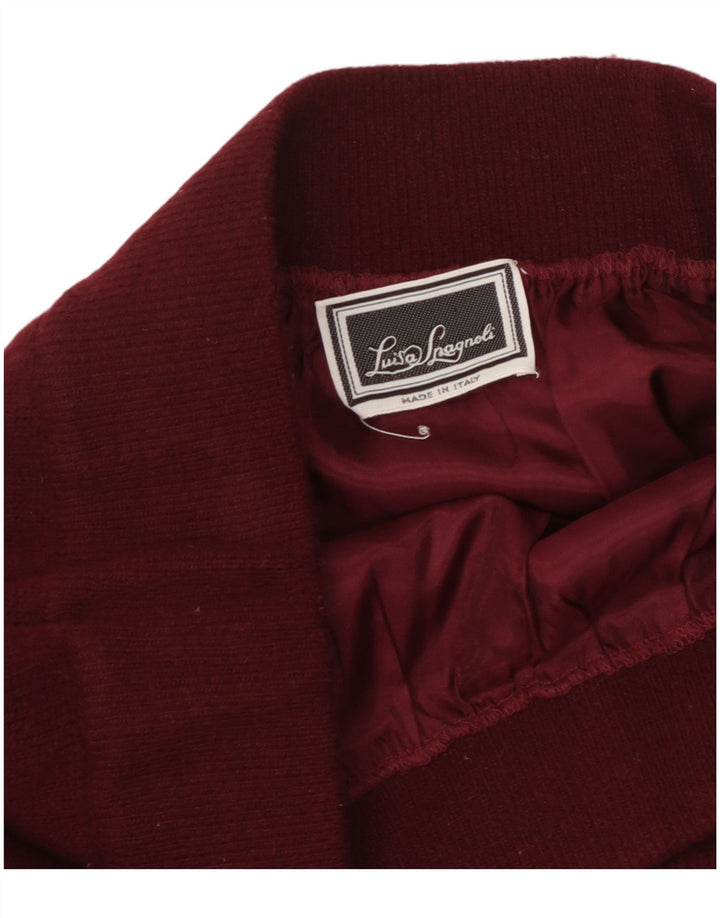 LUISA SPAGNOLI Gonna tubino lavorata a maglia da donna W36 XL Marrone