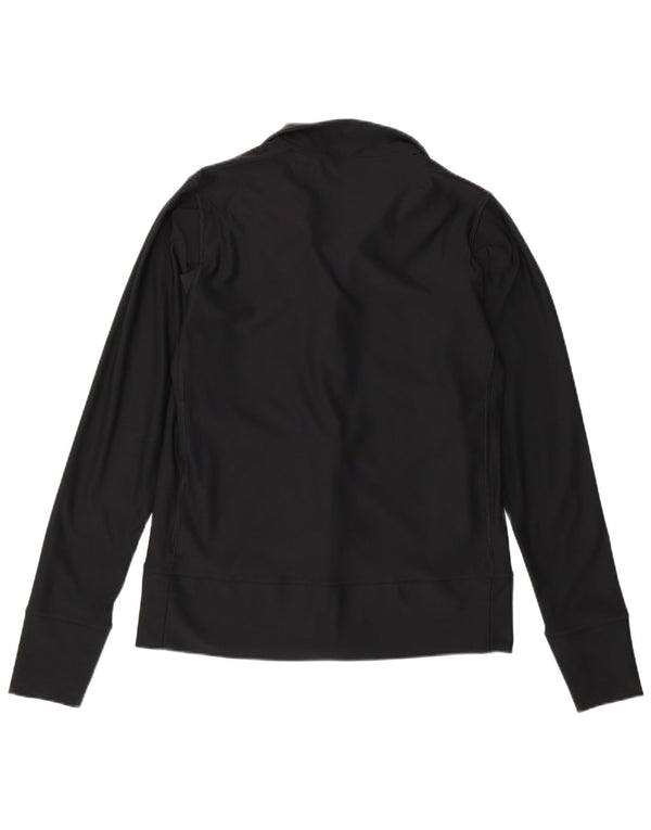 Giacca da tuta da donna Nike UK 12 Medium Nero Poliestere