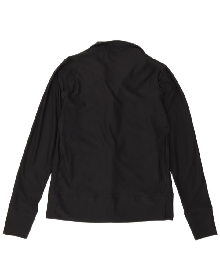 Giacca da tuta da donna Nike UK 12 Medium Nero Poliestere