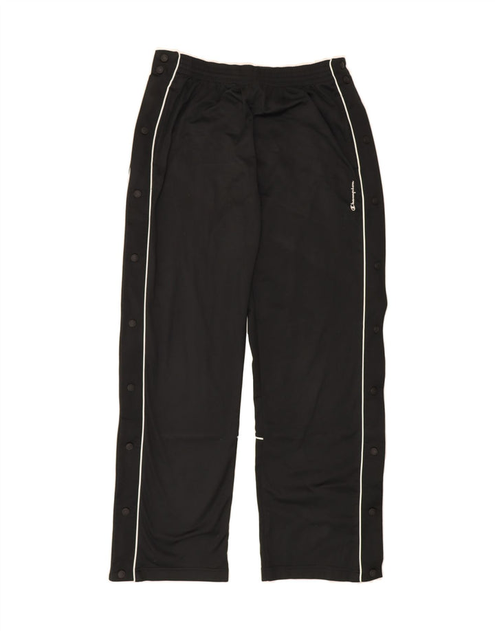 CHAMPION Mens Tracksuit Trousers Large  Black Polyester Vintage Champion and Second-Hand Champion from Messina Hembry 