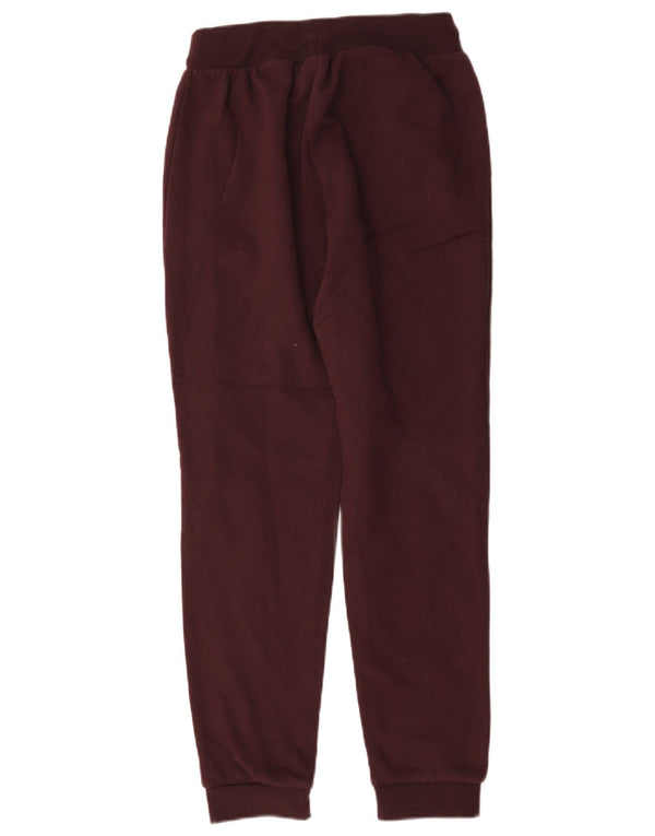 Pantaloni da tuta da donna Adidas Joggers UK 8 Small Borgogna Cotone