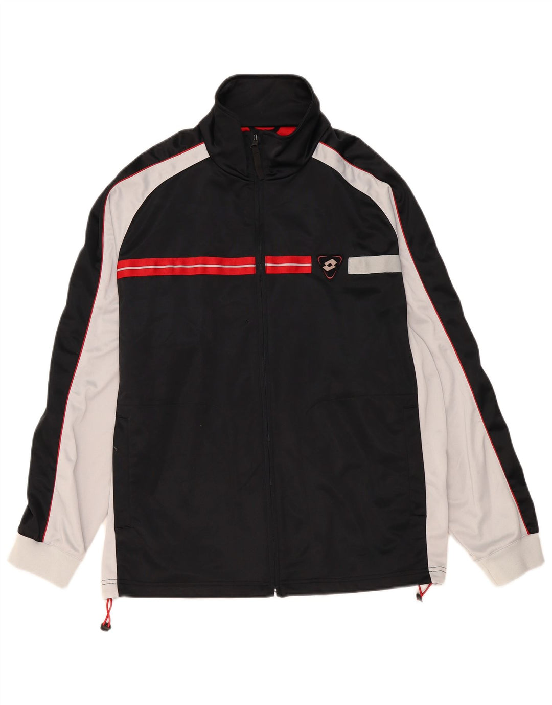 Giacca da tuta da uomo Lotto XL Poliestere color block nero