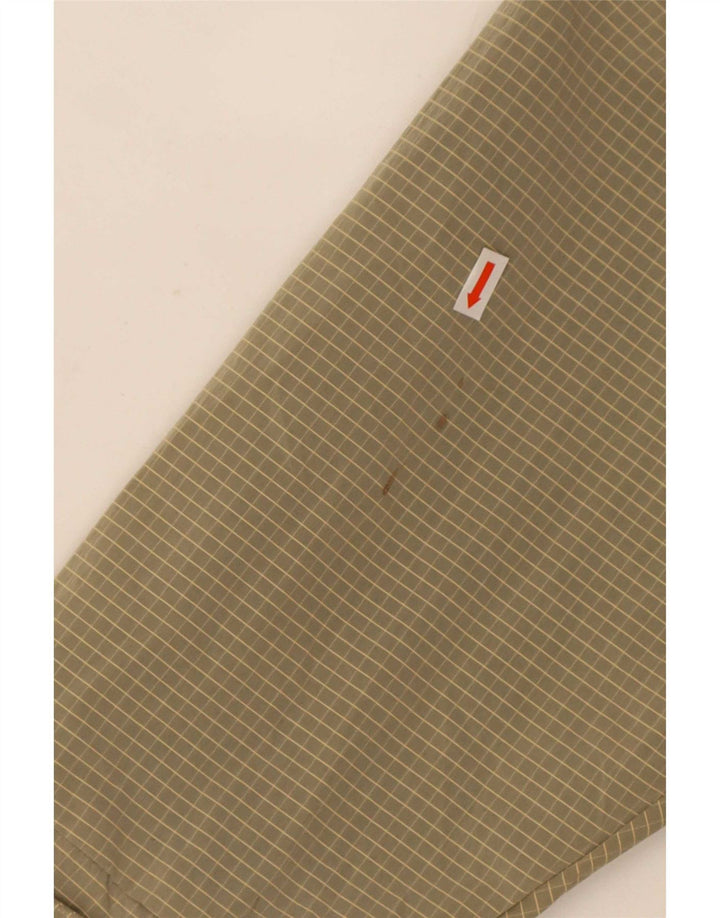 Element Giacca antipioggia da uomo con cappuccio UK 40 Large Beige Check Poliammide