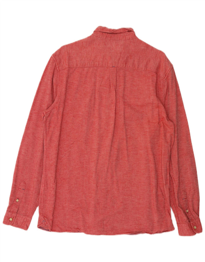 Camicia da uomo Classic Fit di White Stuff in cotone rosso medio