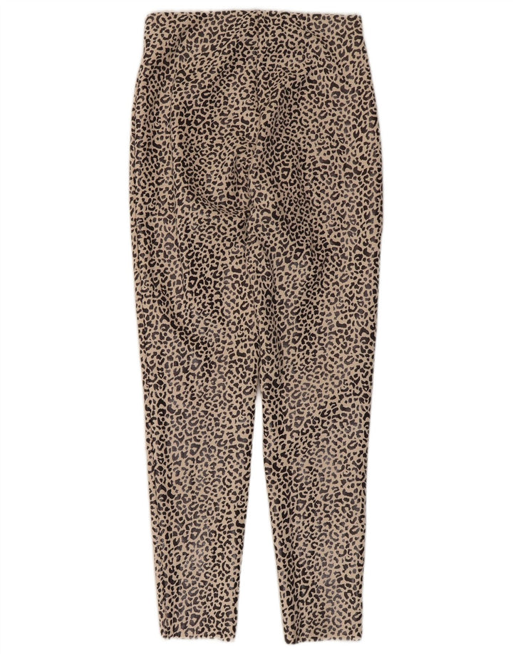 Leggings Zara da donna UK 8 piccola stampa animalier beige