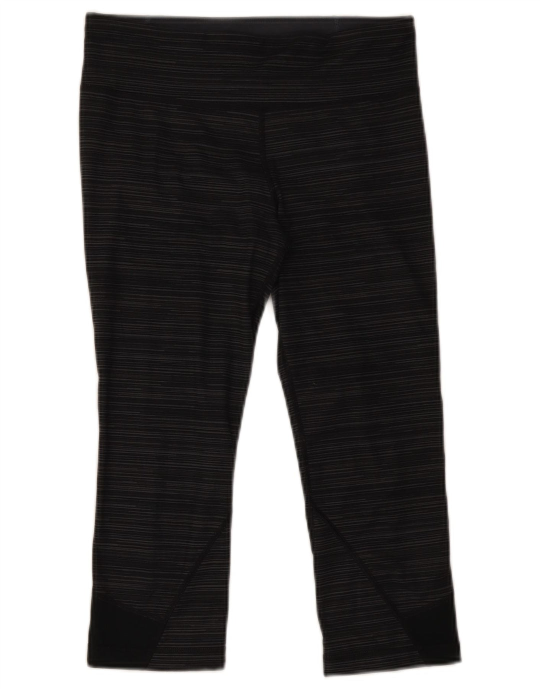 Leggings Capri da donna Under Armour UK 10 Piccolo poliestere a righe grigie