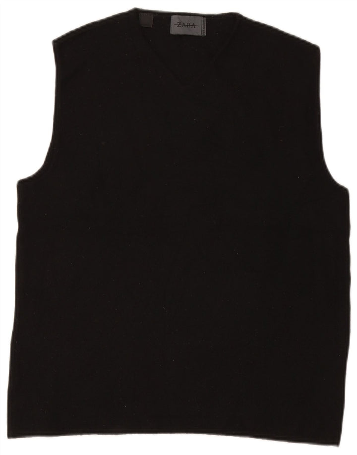 Canotta canotta da donna Zara UK 18 XL lana nera