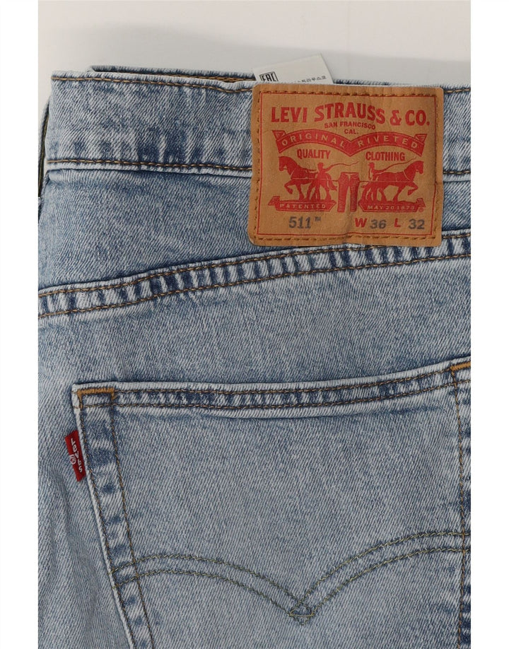 LEVI'S Jeans 511 slim da uomo W36 L27 cotone blu