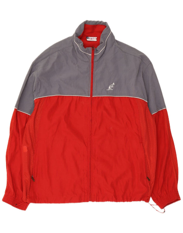 AUSTRALIAN L'ALPINA Giacca da tuta da uomo IT 58 2XL Rosso Colourblock