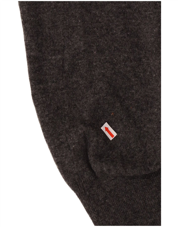 Canottiera da uomo Fred Perry in lana grigio medio