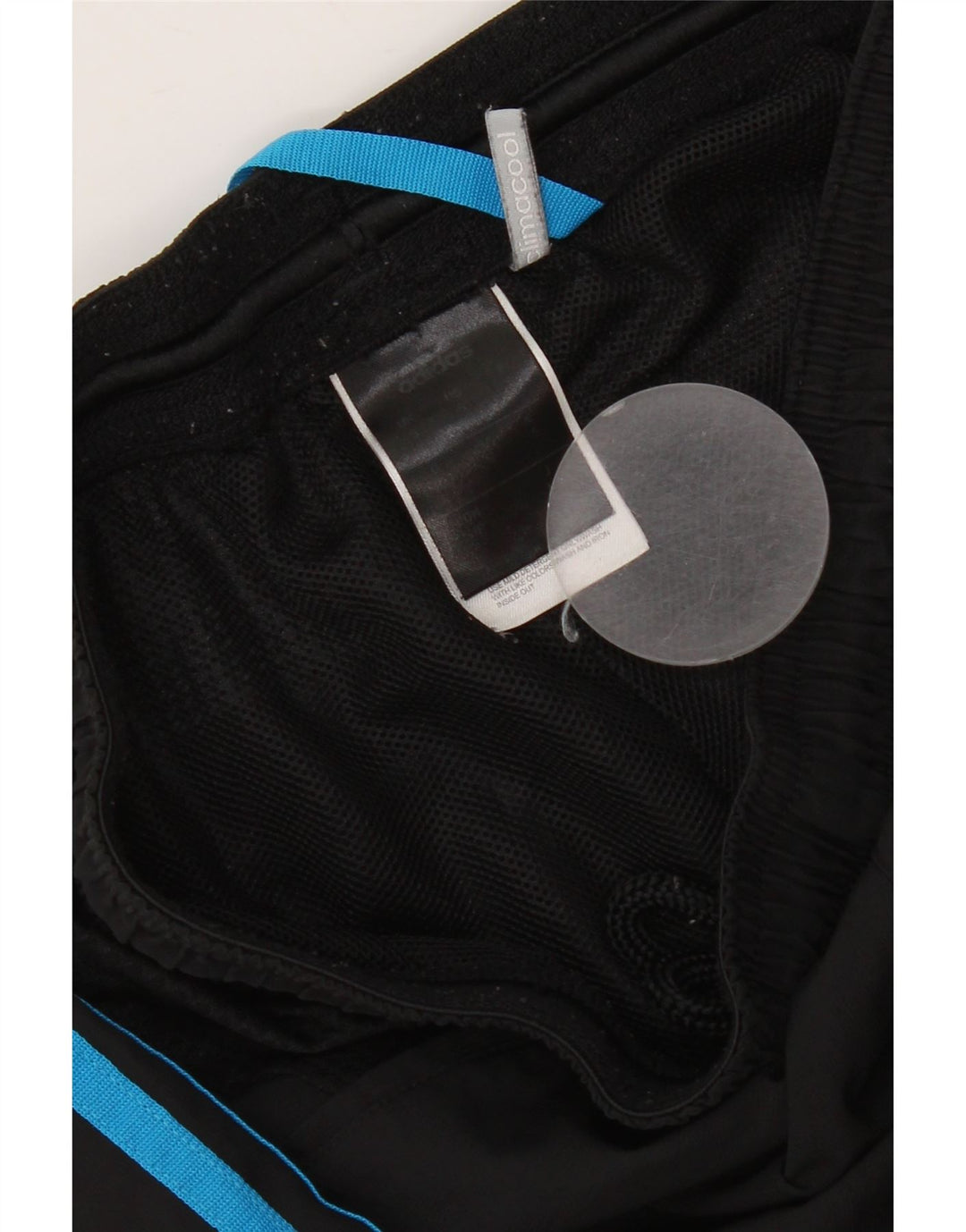 Pantaloncini sportivi ADIDAS Climacool da uomo piccoli in poliestere nero