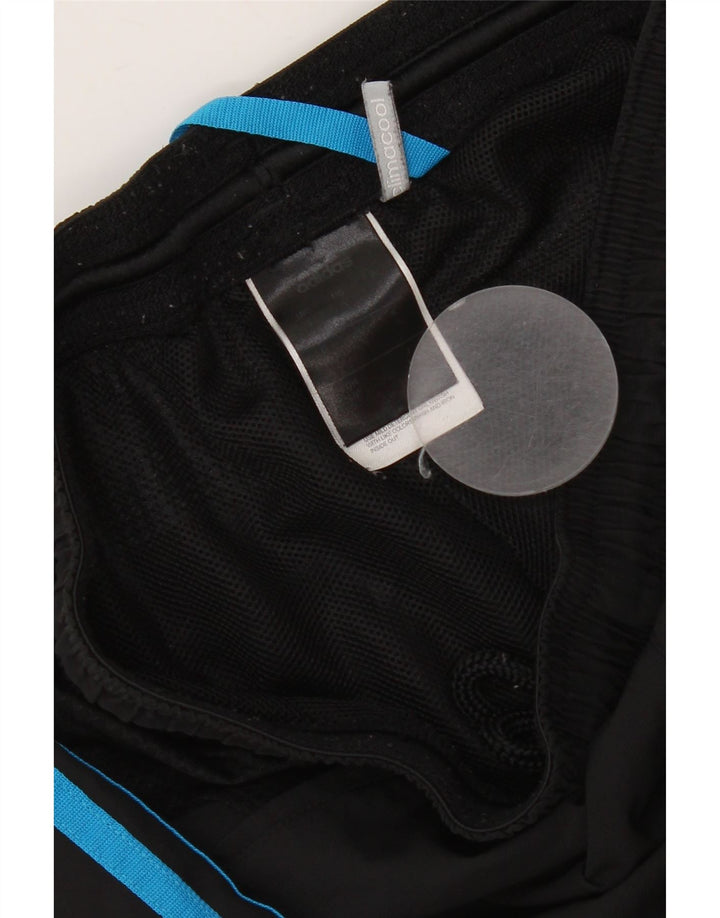 Pantaloncini sportivi ADIDAS Climacool da uomo piccoli in poliestere nero