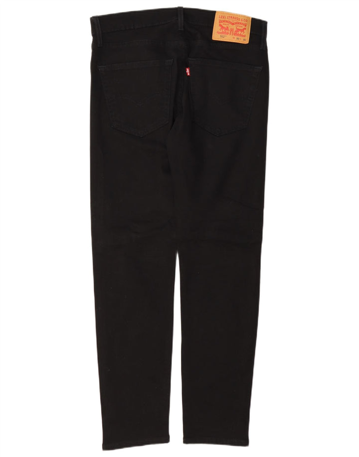 Levi's Uomo 512 Jeans slim affusolati W30 L30 Neri