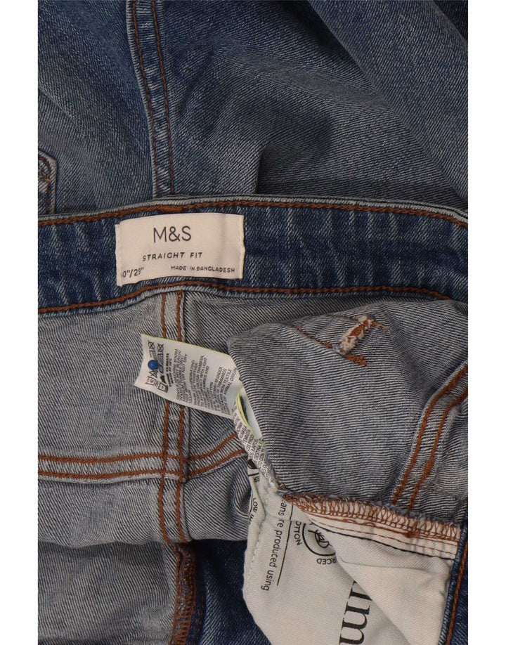 Jeans dritti da uomo Marks & Spencer W40 L29 cotone blu