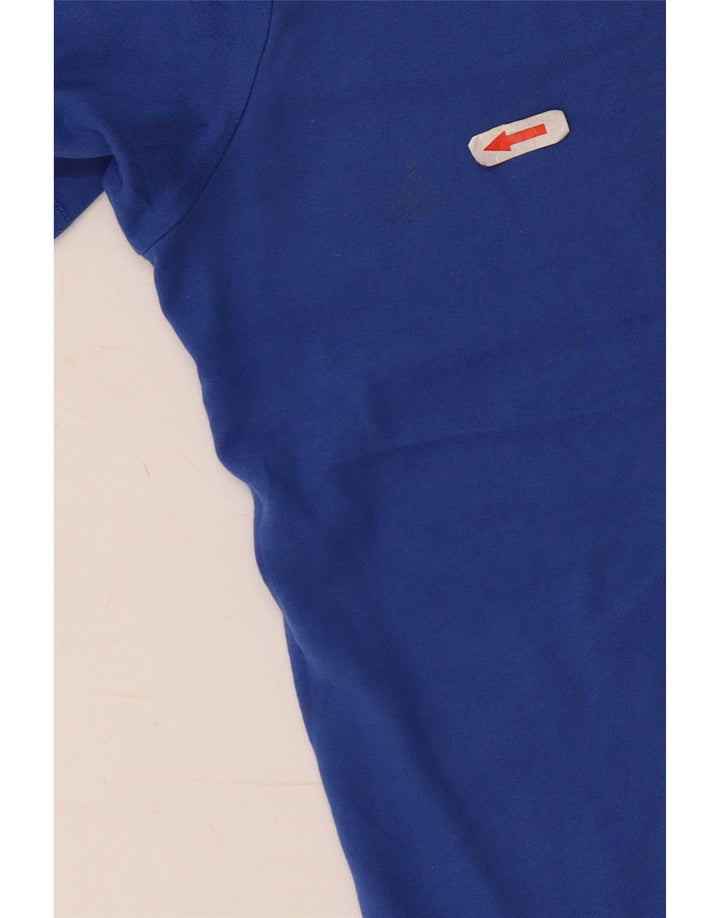 T-shirt Nike Dri Fit da uomo in cotone blu medio