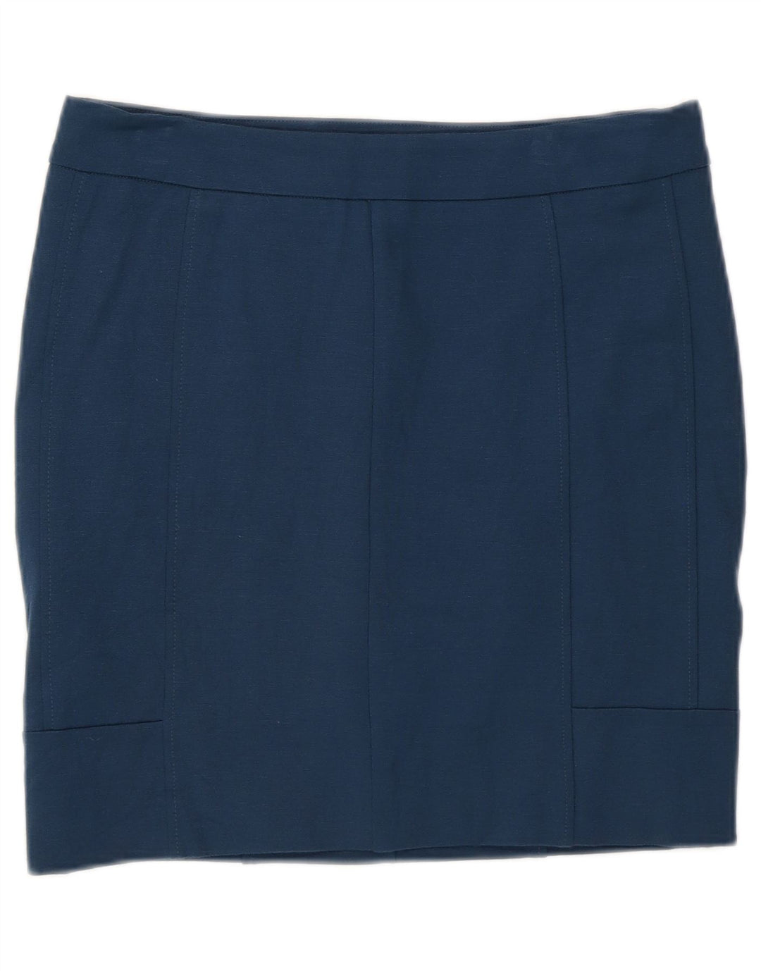 Minigonna da donna Calvin Klein US 4 Small W28 viscosa blu