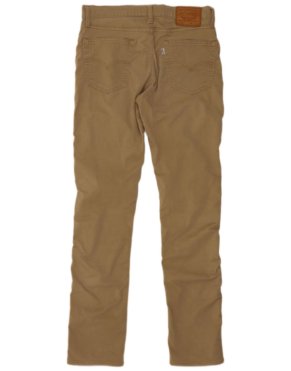 Pantaloni casual slim fit da uomo Levi's W32 L32 cotone kaki