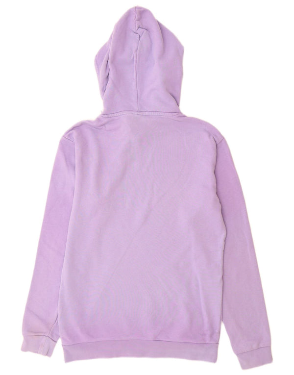 Felpa con cappuccio da uomo Adidas piccola in cotone viola