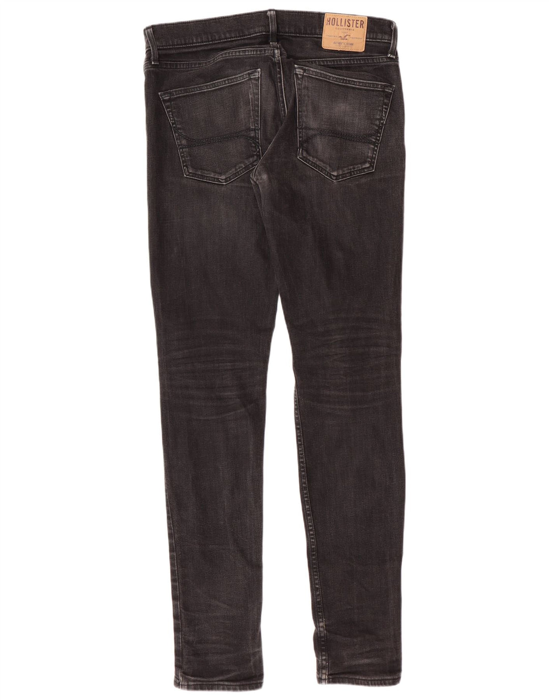 Jeans skinny da uomo HOLLISTER W32 L34 cotone nero