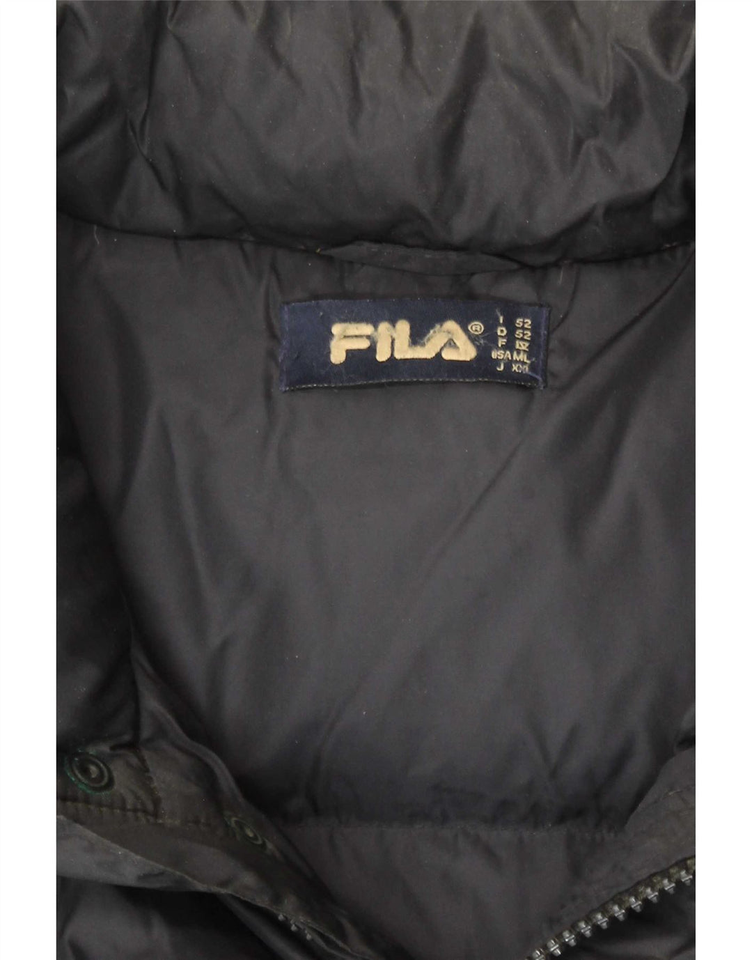 Gilet imbottito da uomo Fila IT 52 XL Nero Poliammide