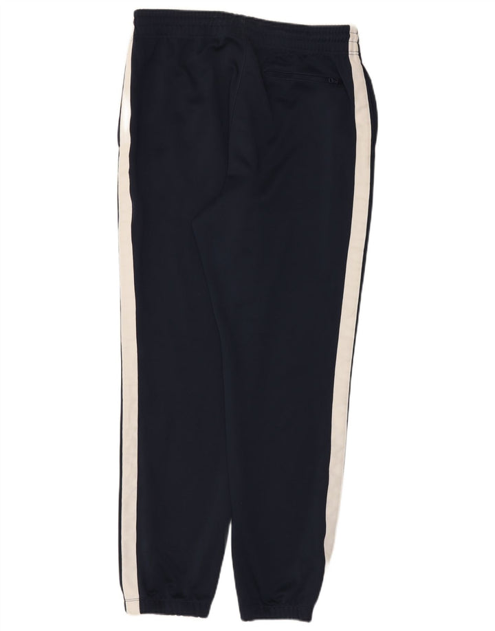 Pantaloni da tuta da uomo Nike, pantaloni da jogging, grandi, in poliestere color block blu navy