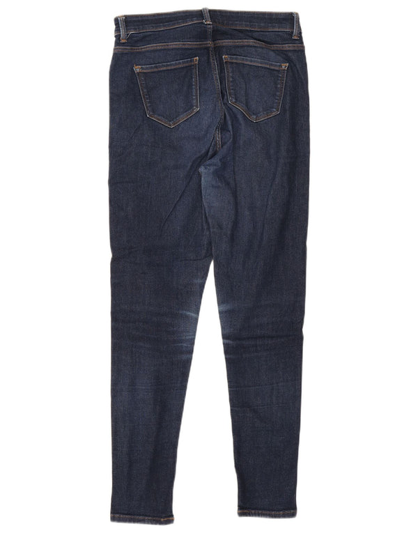 Jeans skinny da donna Marks & Spencer UK 10 piccoli W28 L27 blu navy