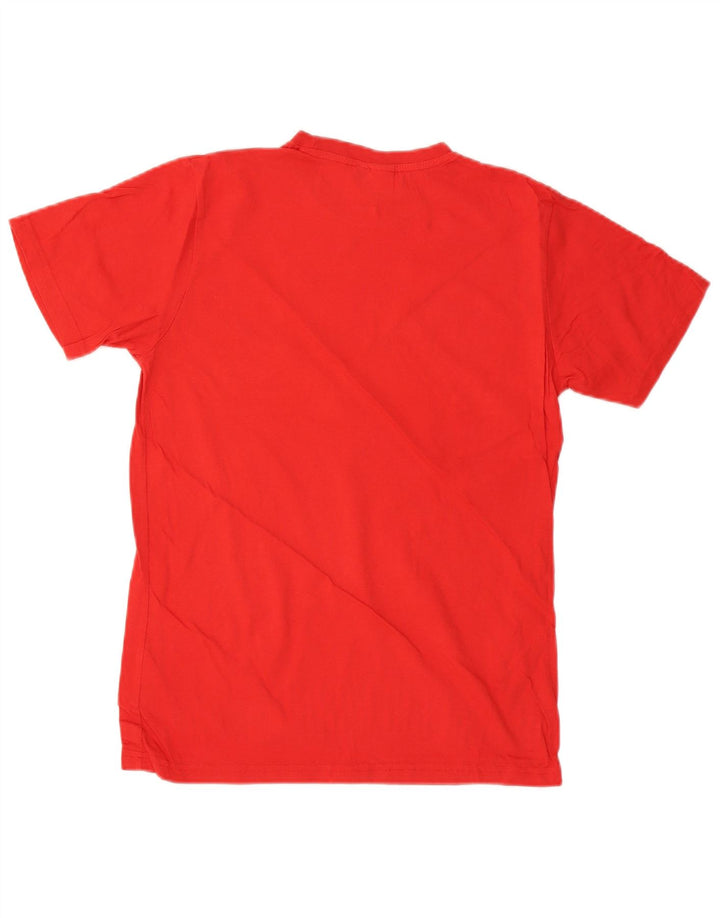 SERGIO TACCHINI T-shirt grafica da uomo Top in cotone a righe rosse medie