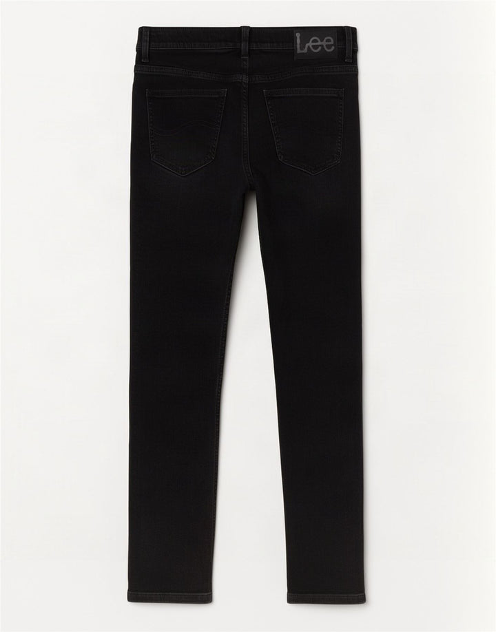 Jeans corti da uomo Lee Rider W29 L25 cotone nero