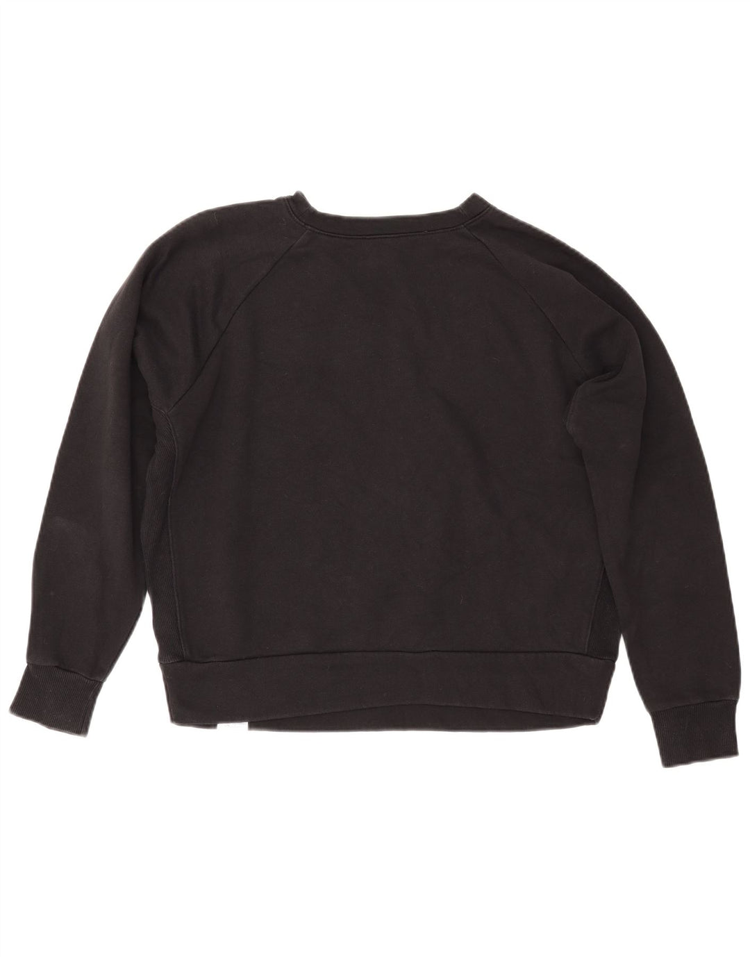 REEBOK Felpa con grafica da donna Maglione UK 14 Medio Nero Cotone