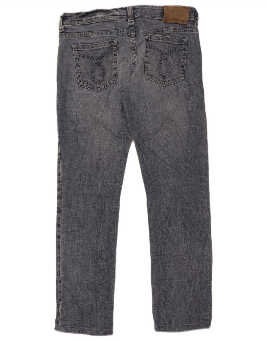 Jeans dritti da donna Calvin Klein W30 L28 Blu