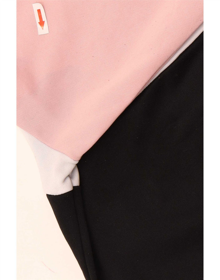 Giacca da ginnastica grafica da donna Fila UK 14 Colorblock rosa medio